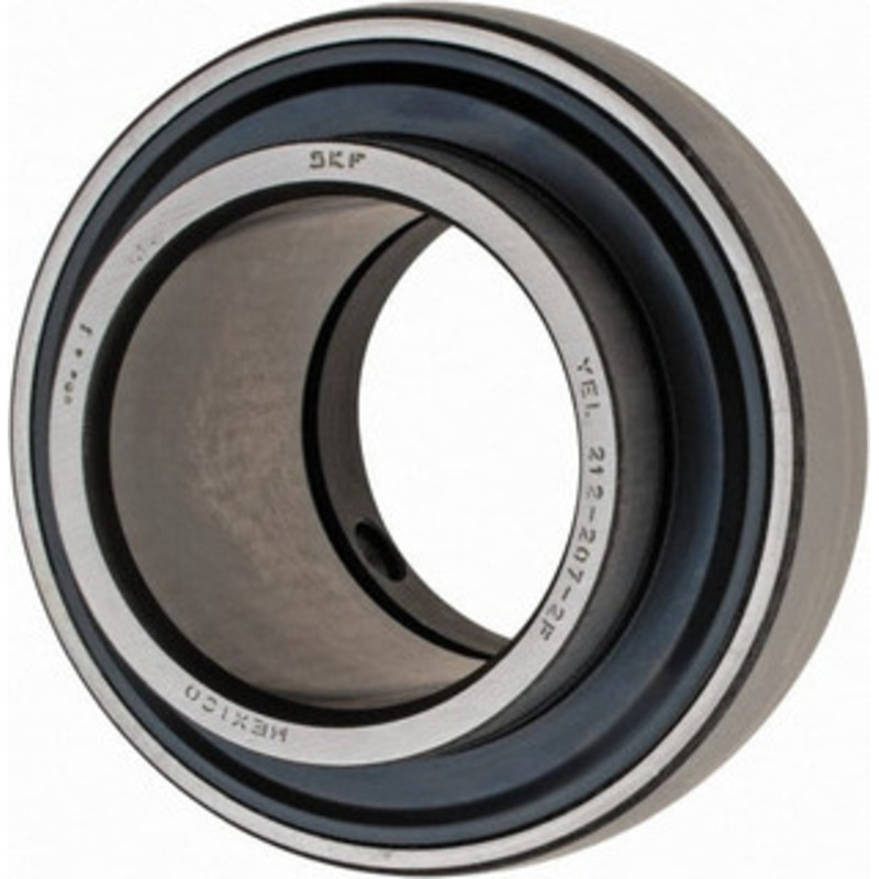 SKF 2-7/16 ID x 4.3307 OD, 9,110 Lb Dynamic Capacity, Insert Bearing Insert Bearing 63/64 Race Width, 8,090 Lb Static Capacity YEL 212-207-2F - 88002944