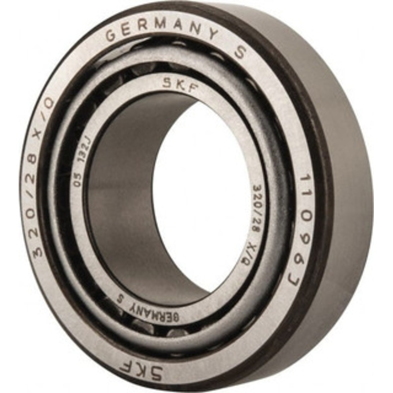 SKF 28mm Bore Diam, 52mm OD, 16mm Wide, Tapered Roller Bearing 31,900 N Dynamic Load Capacity, 38,000 N Static Load Capacity 320/28 X - 43336999