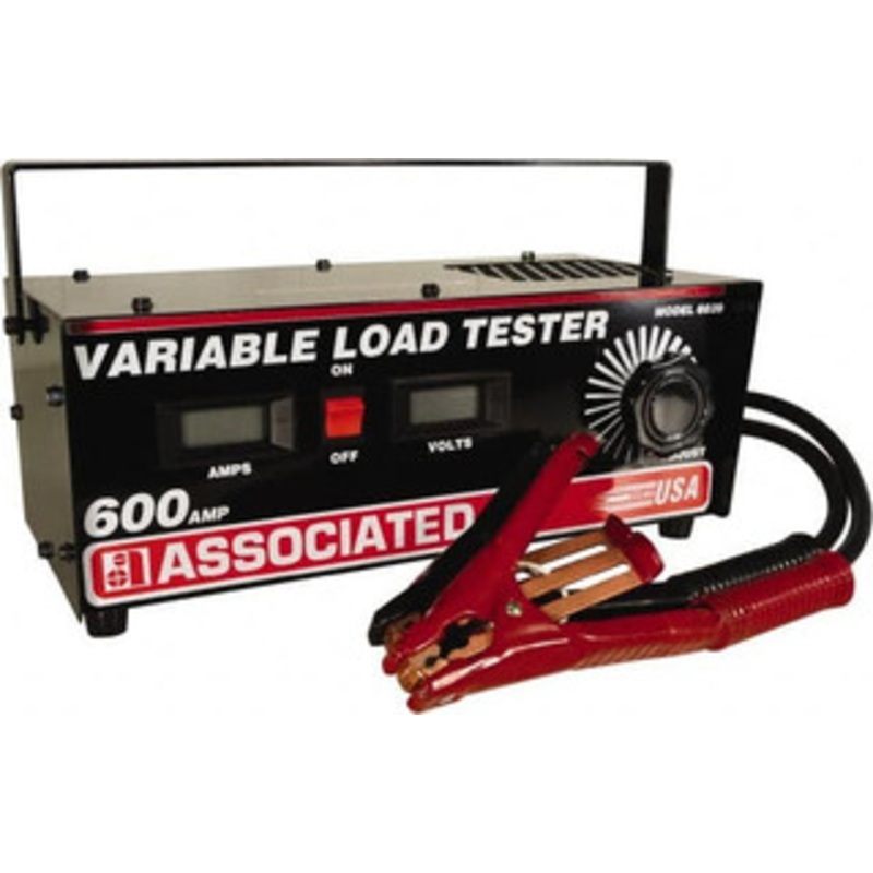 Associated Equipment 6 to 24 Volt Heavy-Duty Battery Load Tester 0 to 1,200 CCA Range, 5-1/2 ft. Cable 6039 - 69976892