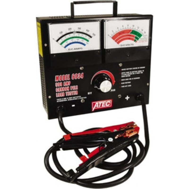 ATEC 6/12 Volt Battery Load Tester 0 to 1,000 CCA Range, 2-1/2 ft. Cable 6034 - 43745132