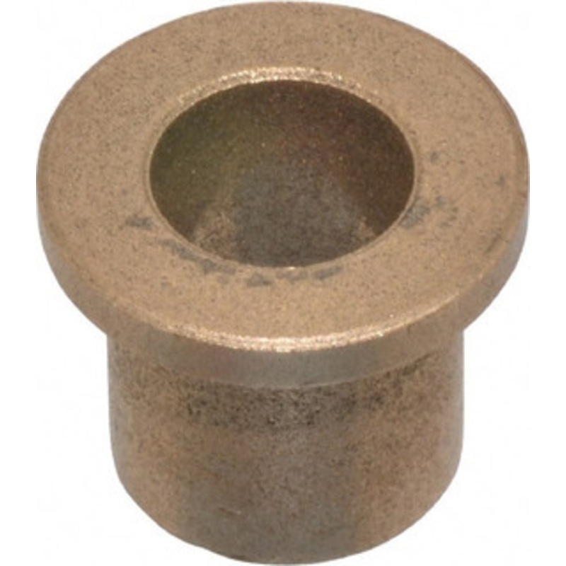 Boston Gear 1/2 Inside x 11/16 Outside Diam, Oil Impregnated Bronze Sleeve Bearing 15/16 Flange Outside Diam, 1/8 Flange Thickness, 3/4 OAL 35594 - 06454797