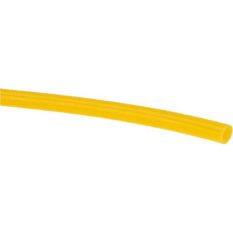Coilhose Pneumatics 4mm OD, Cut to Length Polyurethane Tube Yellow, 120 Max psi, 95 Hardness PT0408-1000Y - 48692180