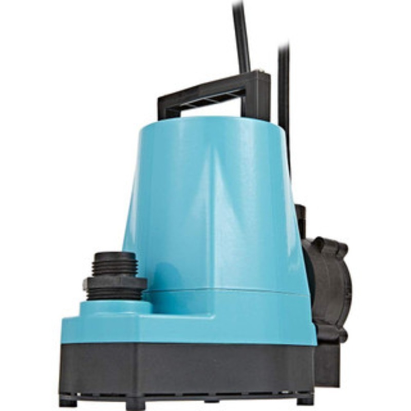 Little Giant Miniature Submersible Pumps, GPH: 1500.000, Amperage Rating: 2.0, Horsepower: 1/6, Outlet Size: 1, Pressure: 11.43, Power Cord Length (Feet): 18 505717 - 29244407