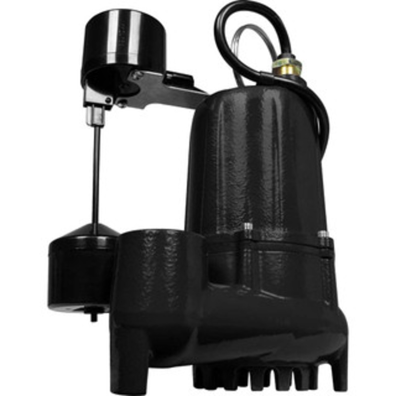 Little Giant Submersible, Sump & Sewage Pumps, Type: Sump Pump, Operation: Piggyback Mechanical Float, Voltage: 115, Amperage Rating: 4.30, Horsepower: 0.33, Outlet Size: 1-1/2 (Inch) 506254 - 29244217