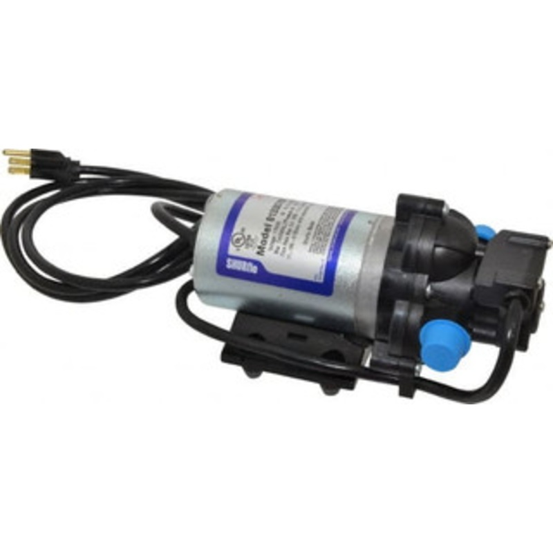 Pentair 1/15 HP, 1/2 Inlet Size, 1/2 Outlet Size, Demand Switch, Diaphragm Spray Pump 115 Input Voltage, Polypropylene, 3.60 Max GPM 2088-394-144 - 01330786