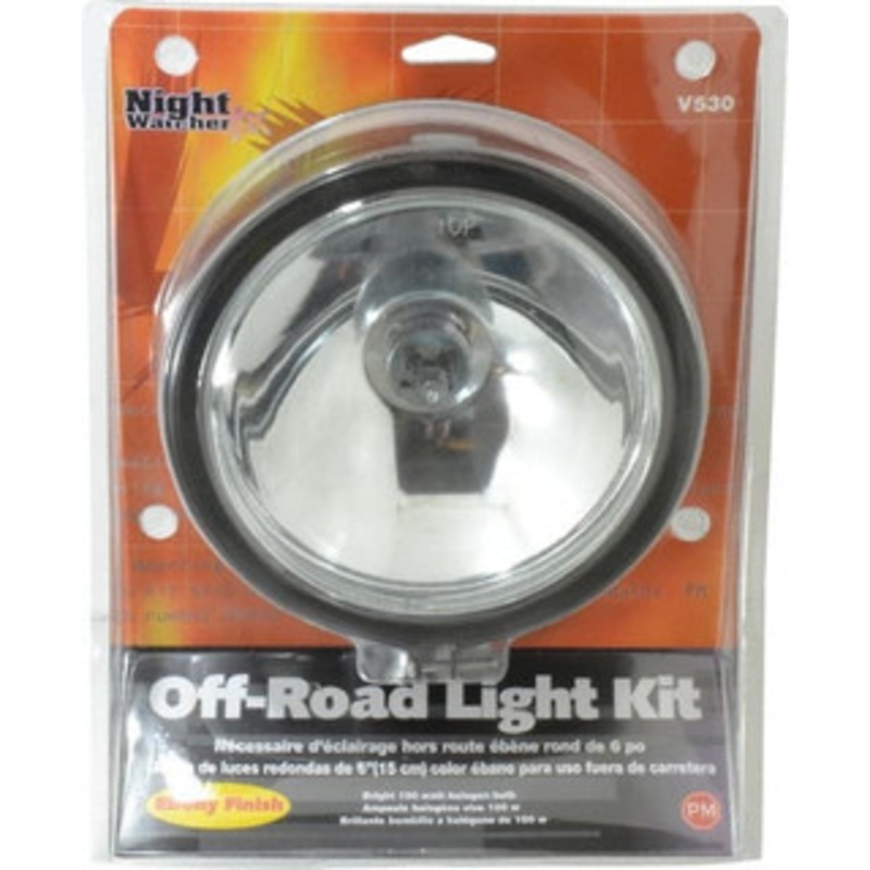 Peterson Manufacturing 100 Watt Clear Automotive Auxilary Light Steel, 4.6 Amp, 12 V V530 - 84960392