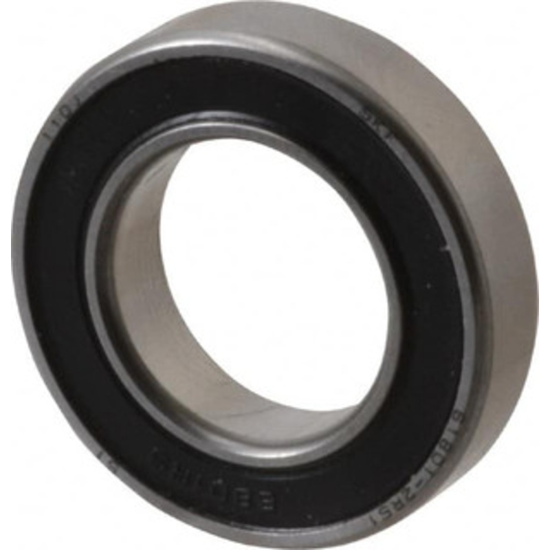 SKF 12mm Bore Diam, 21mm OD, Double Seal Thin Section Radial Ball Bearing 5mm Wide, 1 Row, Round Bore, 151 Lb Static Capacity, 321 Lb Dynamic Capacity 61801-2RS1 - 76691005
