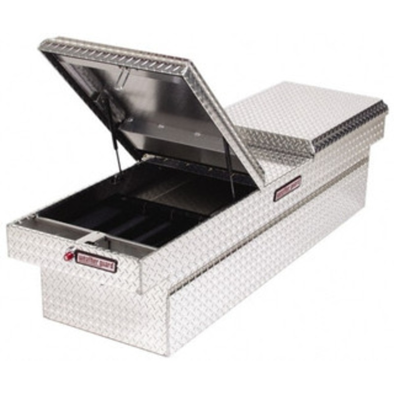WEATHER GUARD 60-1/4 Wide x 11-1/8 High x 19-7/8 Deep Crossover Tool Box Clear 124-0-01 - 65365231