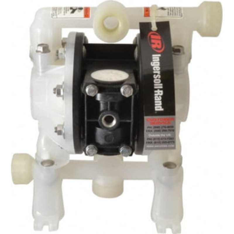 ARO Fluid Management 1/2 NPT, Nonmetallic, Air Operated Diaphragm Pump Santoprene Diaphragm, Polypropylene Housing PD05P-ARS-PAA-B - 60600145