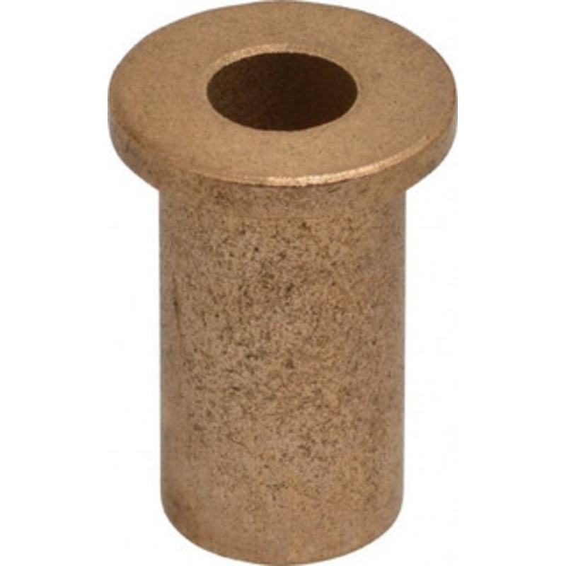 Boston Gear 3/8 Inside x 5/8 Outside Diam, Oil Impregnated Bronze Sleeve Bearing 7/8 Flange Outside Diam, 1/8 Flange Thickness, 1-1/4 OAL 35570 - 06454656