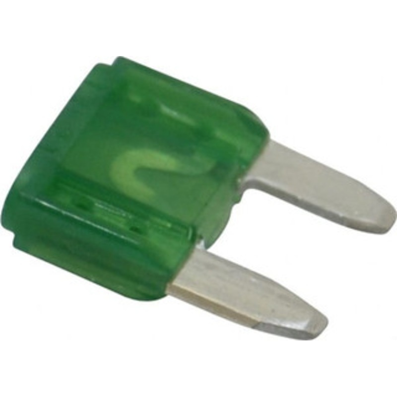 Bussmann 30 Amp, 32 VDC, Bussmann ATM-30, Fast Acting Automotive Fuse 0.43 Long, Green, Littlefuse MIN030, Ferraz Shawmut AF2-30 ATM-30 - 71917595