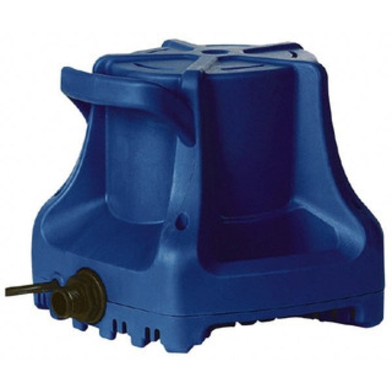 Little Giant 1700 GPH, 1/3 HP, 10 psi, Polypropylene Miniature Submersible Pump 1 Inch Outlet, 25 Ft. Long Power Cord, 2.2 Amp 577301 - 07501372
