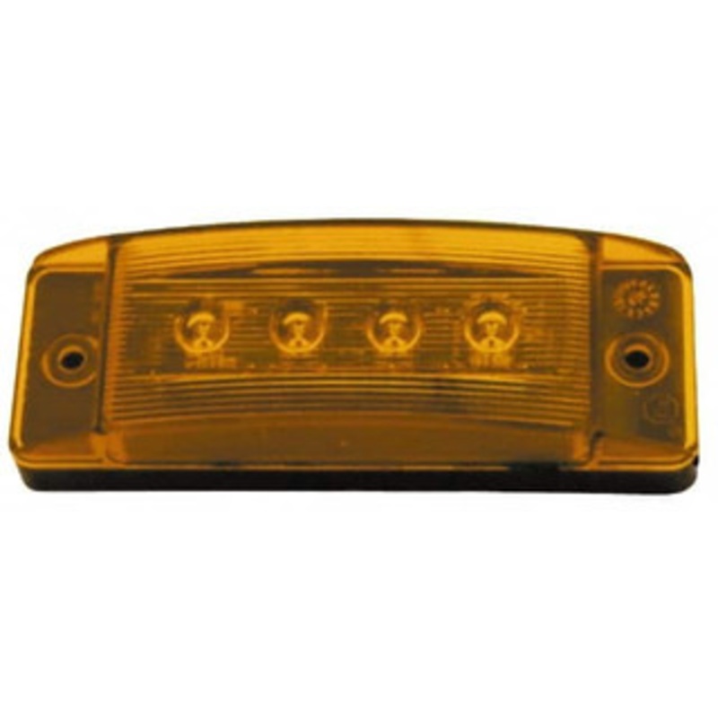 Peterson Manufacturing 6 Long x 2 Wide, Red Lens & Reflector Plastic, 12 Volt 188R - 06884704