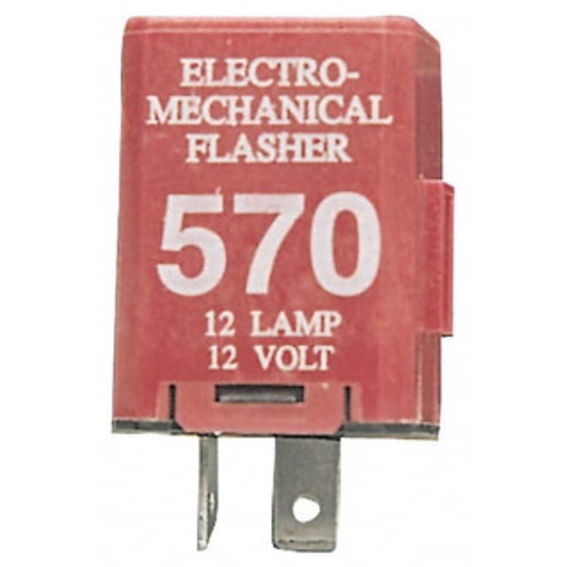 Peterson Manufacturing Red Electronic Flasher Plastic V570 - 06883896