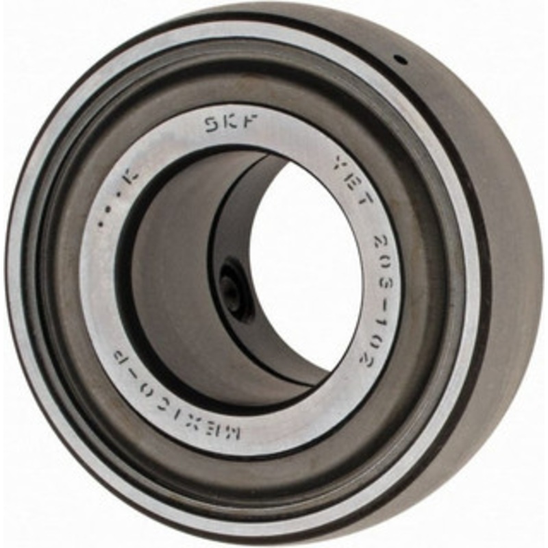 SKF 1-1/8 ID x 2.4409 OD, 3,380 Lb Dynamic Capacity, Insert Bearing Insert Bearing 0.7087 Race Width, 2,520 Lb Static Capacity YET 206-102 - 88005673
