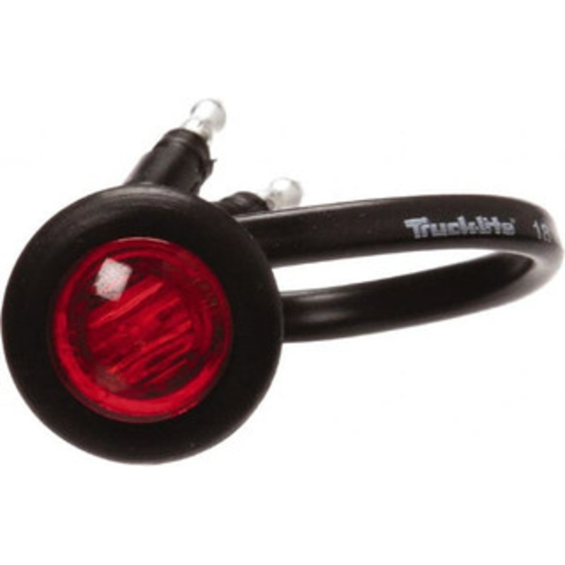 Truck-Lite 3/4 Long Marker Clearance 12 Volt, LED, Round Lens, Red 33075R - 39603451