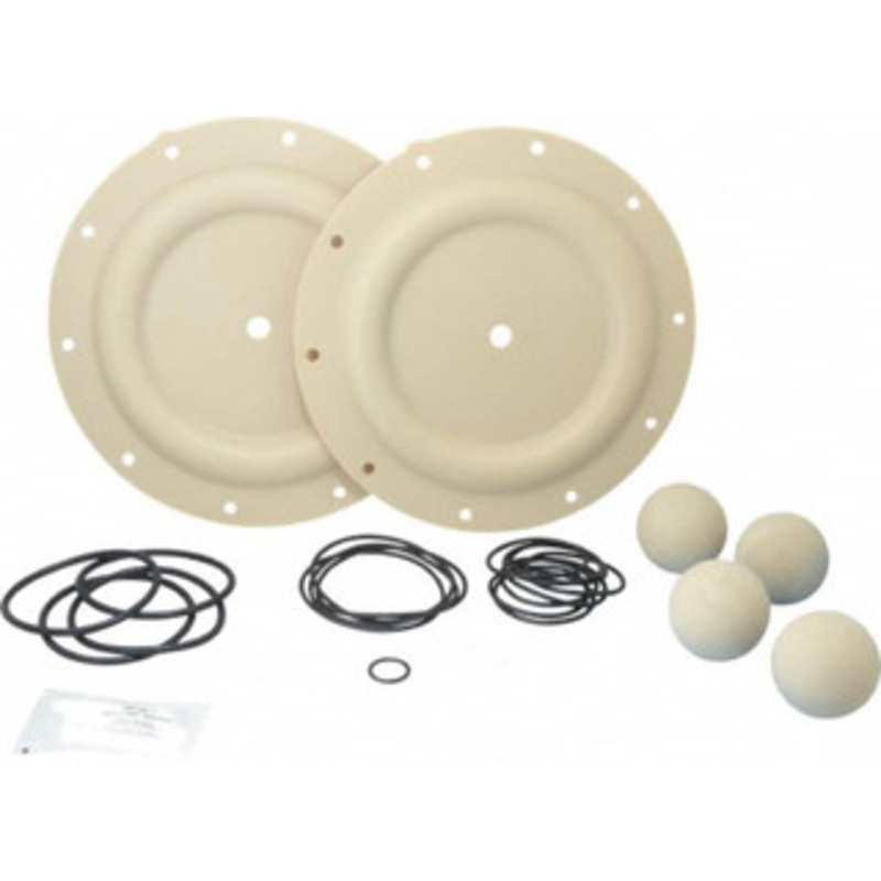 ARO Fluid Management Santoprene Fluid Section Repair Kit For Use With Diaphragm Pumps 637165-EB - 60600343