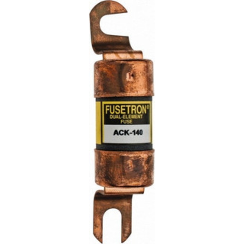 Bussmann 140 Amp Time Delay Fast-Acting Forklift & Truck Fuse 72VAC, 72VDC, 4.72 Long x 1 Wide, Littelfuse CCK140, Bussman ACK-140, Ferraz Shawmut ACK140 ACK-140 - 74975806