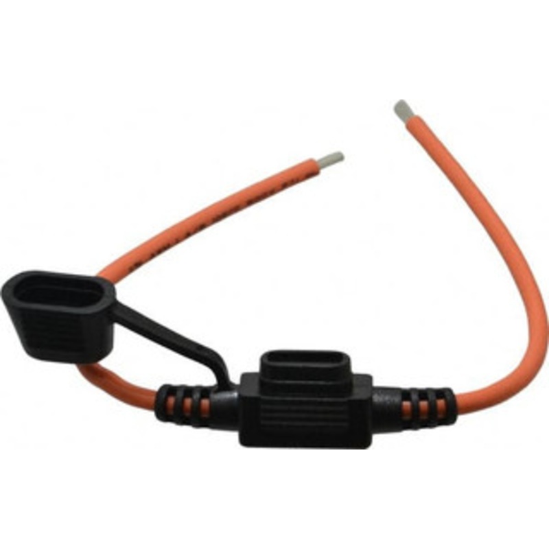 Ferraz Shawmut 30 Amp AF2 Black Automotive Fuse Holder 32 Volt, Orange #12 Wire AF2H30C - 03078839
