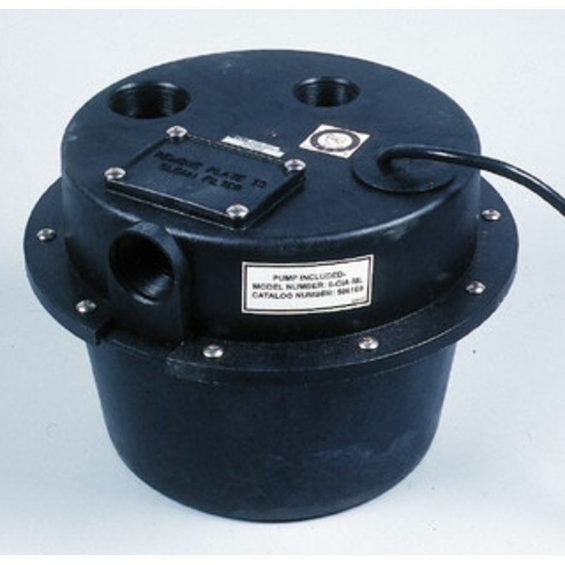 Little Giant 1/3 hp, 9 Amp Rating, 115 Volt, Integral Diaphragm Dewatering Pump 1-1/2 Outlet, PolyPro Housing 506065 - 09278706
