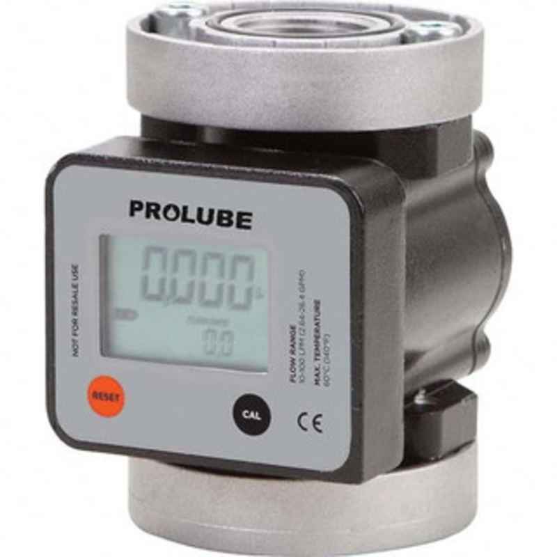 PROLUBE Repair Parts, Type: 3/4 Digital Fuel Meter, For Use With: Antifreeze, Diesel, Oils FM/25/3-4/N - 10923373