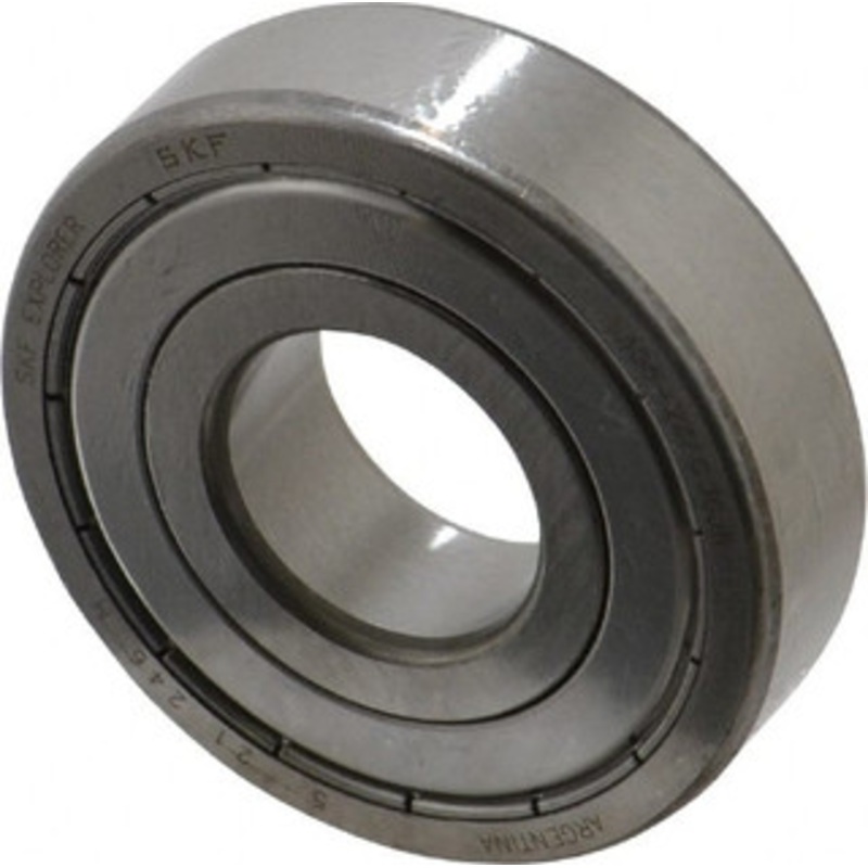 SKF 25mm Bore Diam, 62mm OD, Double Shield Deep Groove Radial Ball Bearing 17mm Wide, 1 Row, Round Bore, 11,600 Nm Static Capacity, 23,400 Nm Dynamic Capacity 6305 2ZJEM - 45668183