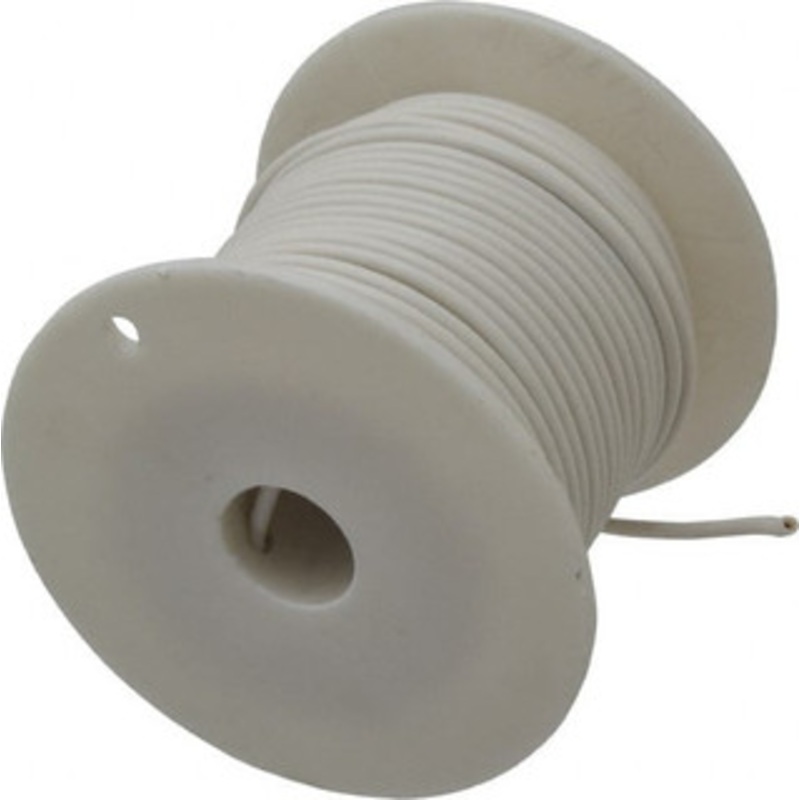 Southwire 16 Gauge Automotive Primary Wire 100 ft. Long, White 55667923 - 03268026