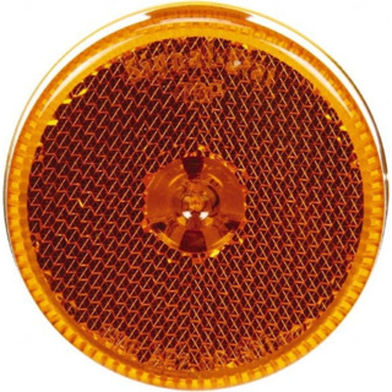 Truck-Lite 2-1/2 Long Marker Clearance 12 Volt, LED, Round Lens, Yellow 1052A - 39603469