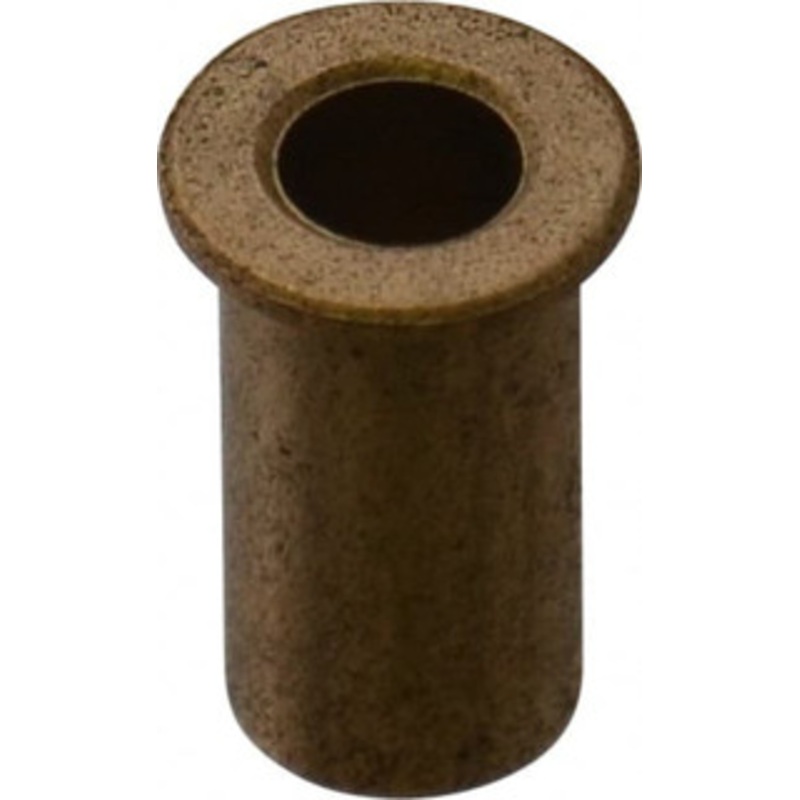 Boston Gear 1/4 Inside x 3/8 Outside Diam, Oil Impregnated Bronze Sleeve Bearing 1/2 Flange Outside Diam, 3/64 Flange Thickness, 3/4 OAL 35534 - 06454391