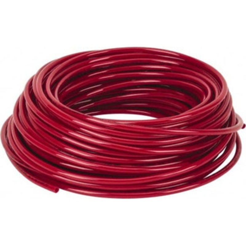 Coilhose Pneumatics 0.17 ID x 1/4 OD, 100 ft. Long, Nylon Tube Red, 265 Max psi, -60 to 200F NC0440-100RD - 09774639