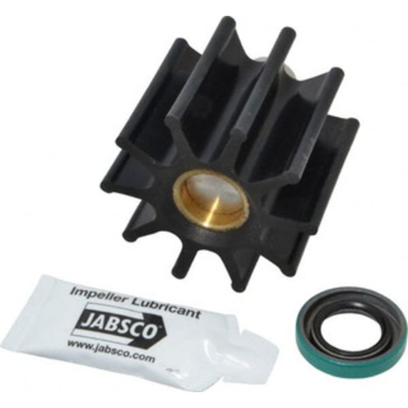 Jabsco Neoprene Impeller Kit Repair Part Contains Impeller, Seal, Gasket, For Use with Jabsco Model 6050-0001 Flexible Impeller Pump Motors 90058-0001 - 07446743