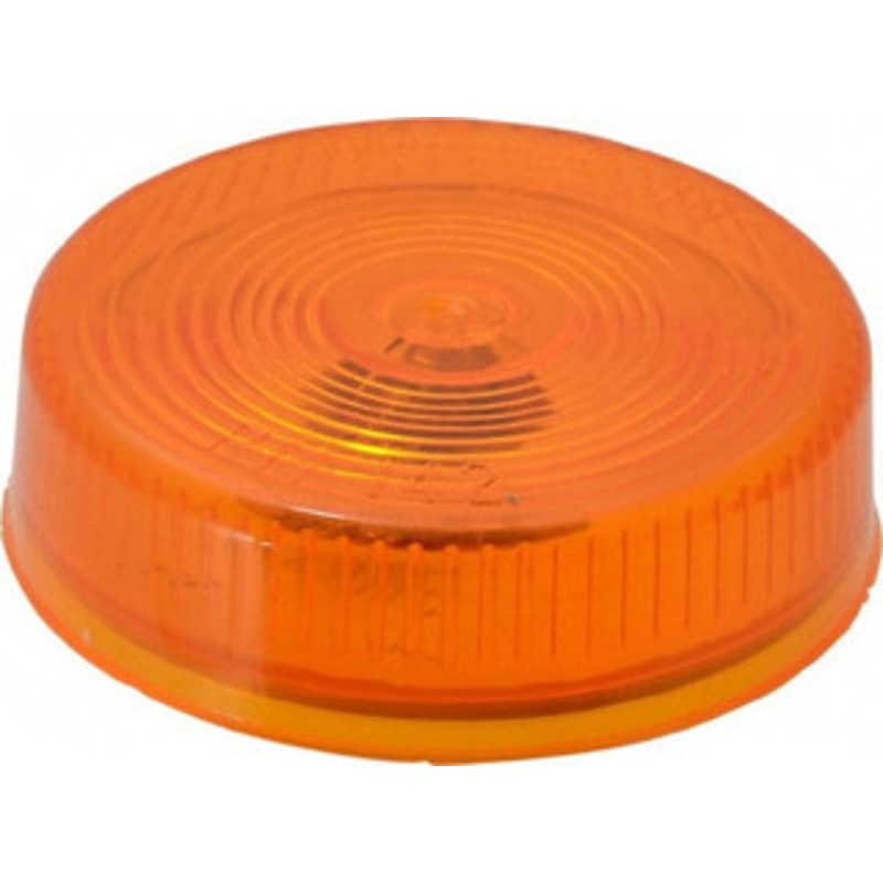 Peterson Manufacturing 2-1/2 Diam, Amber Lens & Reflector Plastic, 12 Volt 142A - 06884126