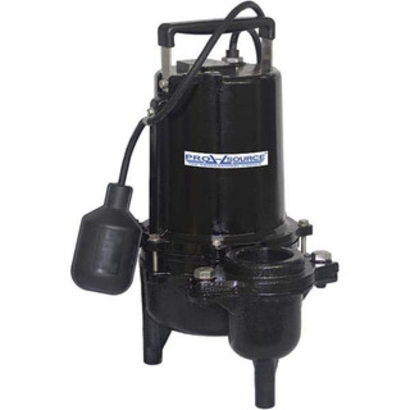 PRO-SOURCE Submersible, Sump & Sewage Pumps, Type: Sewage, Operation: Automatic, Voltage: 115 VAC, Amperage Rating: 9, Horsepower: 4/10, Outlet Size: 2 (Inch) PS-090ESE432 - 90338799