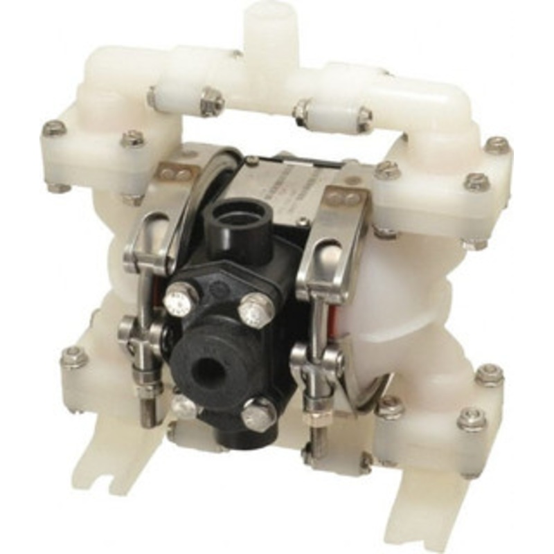 SANDPIPER Pump 1/4 NPT, Nonmetallic, Air Operated Diaphragm Pump Santoprene Diaphragm, Kynar Housing PB 1/4,TS4K. - 05313309