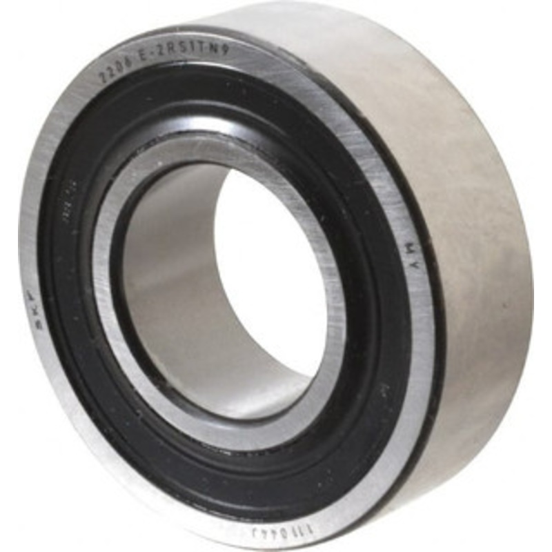 SKF 30mm Bore Diam, 62mm OD, Double Seal Self Aligning Radial Ball Bearing 20mm Wide, 2 Rows, Round Bore, 1,510 Lb Static Capacity, 5,350 Lb Dynamic Capacity 2206 E-2RS1TN9 - 81196958
