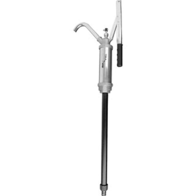 Tera Pump Hand-Operated Drum Pumps, Pump Type: Lever Action, Ounces Per Stroke: 10, Outlet Size: .75 (Inch), Overall Length (Inch): 33, Drum Size: 15 - 55 Gal., Additional Information: Not For Use with Drink Water 20072 - 15458086