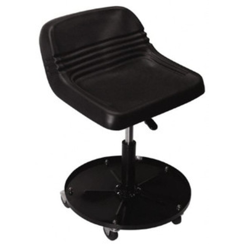 Whiteside Manufacturing 330 Lb Capacity, 5 Wheel Creeper Seat with Tray Steel, 18 Long x 22 Overall Height x 18 Wide GRSRB18 - 84515733