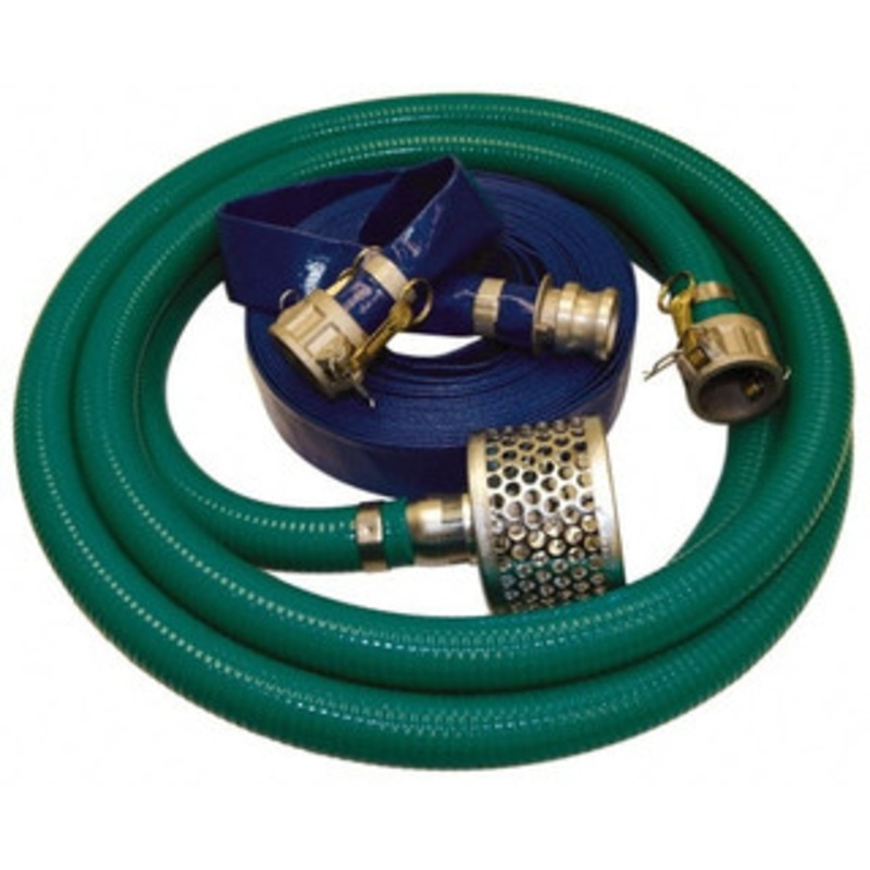 Alliance Hose & Rubber Suction and Discharge Pump Hose Kits For Use with 1-1/2 Inch Pumps with Cam and Groove Couplings PKQM-150 - 79291654