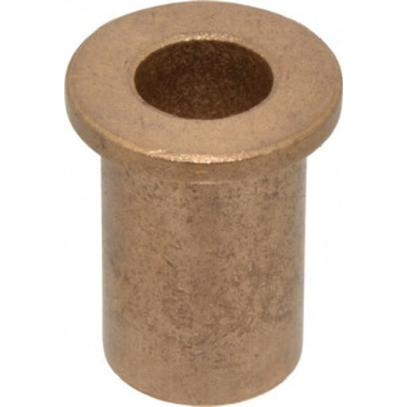 Boston Gear 1/2 Inside x 3/4 Outside Diam, Oil Impregnated Bronze Sleeve Bearing 1 Flange Outside Diam, 1/8 Flange Thickness, 1-1/4 OAL 35604 - 06454854