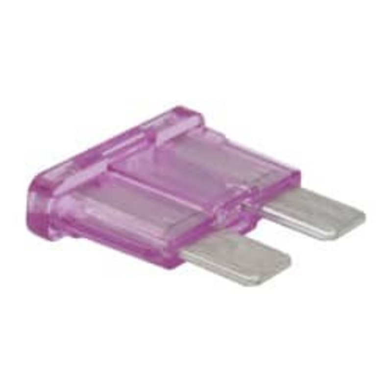 Bussmann 3 Amp, 32 VDC, Bussmann ATC-3, Fast Acting Automotive Fuse 3/4 Long, Violet, Littlefuse ATO003, Ferraz Shawmut AF-3 PK5 ATC-3 - 74680562