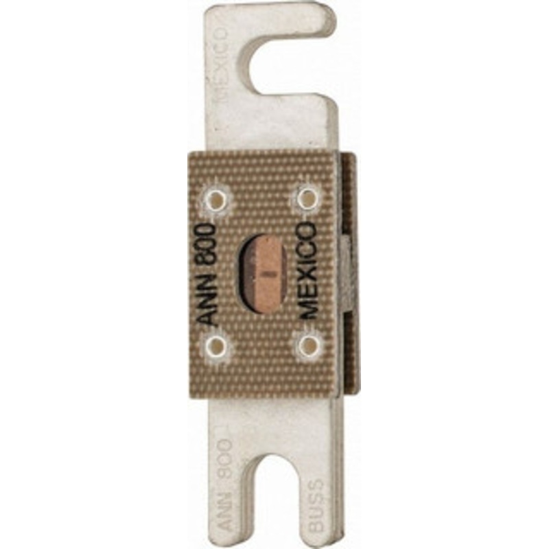 Bussmann 800 Amp Non-Time Delay Fast-Acting Forklift & Truck Fuse 125VAC, 80VDC, 3.18 Long x 0.75 Wide, Littelfuse CNN800, Bussman ANN-800, Ferraz Shawmut CNN800 ANN-800 - 75270736