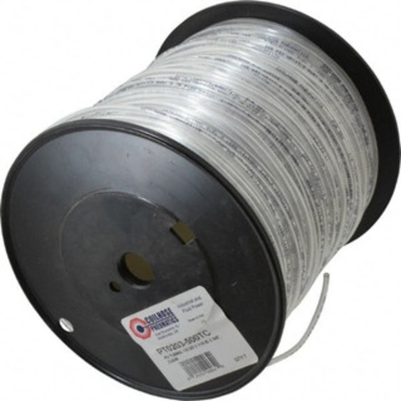 Coilhose Pneumatics 1/16 ID x 1/8 OD, 500 ft. Long, Polyurethane Tube Clear, 233 Max psi, -60 to 200F PT0203-500TC - 09774928