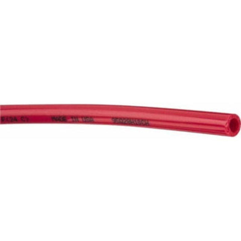 Coilhose Pneumatics 8mm OD, Cut to Length Polyurethane Tube Red, 145 Max psi, 95 Hardness PT0815-500R - 48693022