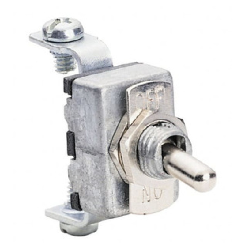 Gardner Bender 2 Position, 12 Volt, 10 Amp, 1/2 Hole Diam, Prewired Toggle Switch On Off Sequence, 1 Switch, Black 41720 - 03272705