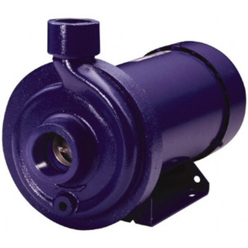 Goulds Water Technology 115/230 Volt 3.4-3.4/1.7 Amp 3/4 hp 1 Phase ODP Cast Iron AC Straight Pump 1-1/4 Inlet x 1 Outlet, 36 Max Head psi, Carbon Ceramic Buna Seal 1MC1D1D0 - 07428394