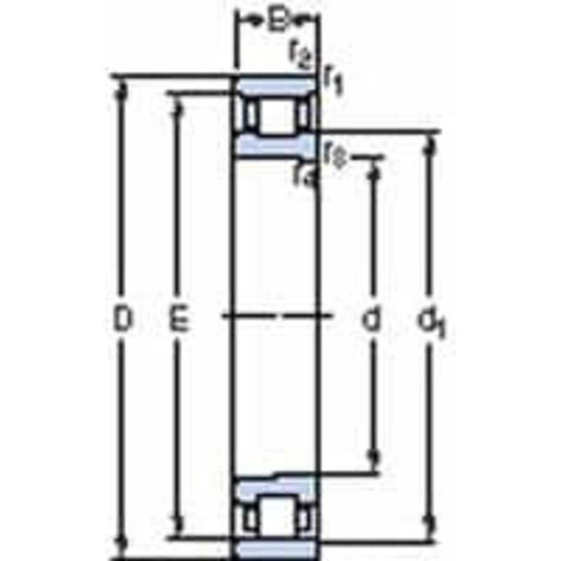 SKF 1-1/8 Bore Diam, 2-1/8 OD, Double Shield Deep Groove Radial Ball Bearing 1/2 Wide, 1 Row, Round Bore, 1,690 Lb Static Capacity, 2,810 Lb Dynamic Capacity R18FF - 07173719