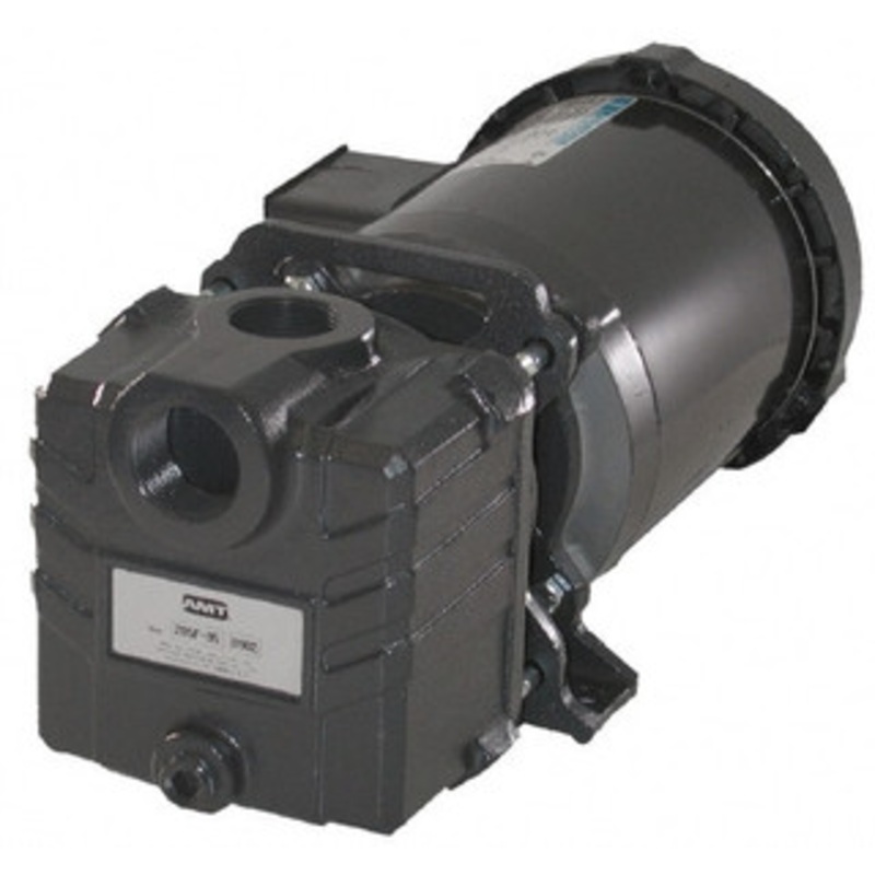AMT Pump 115/230 Volt, 1 Phase, 3/4 HP, Self Priming Centrifugal Pump ODP Motor, Cast Iron Housing and Impeller, 65 Ft. Shut Off 2853-999-95 - 09273848