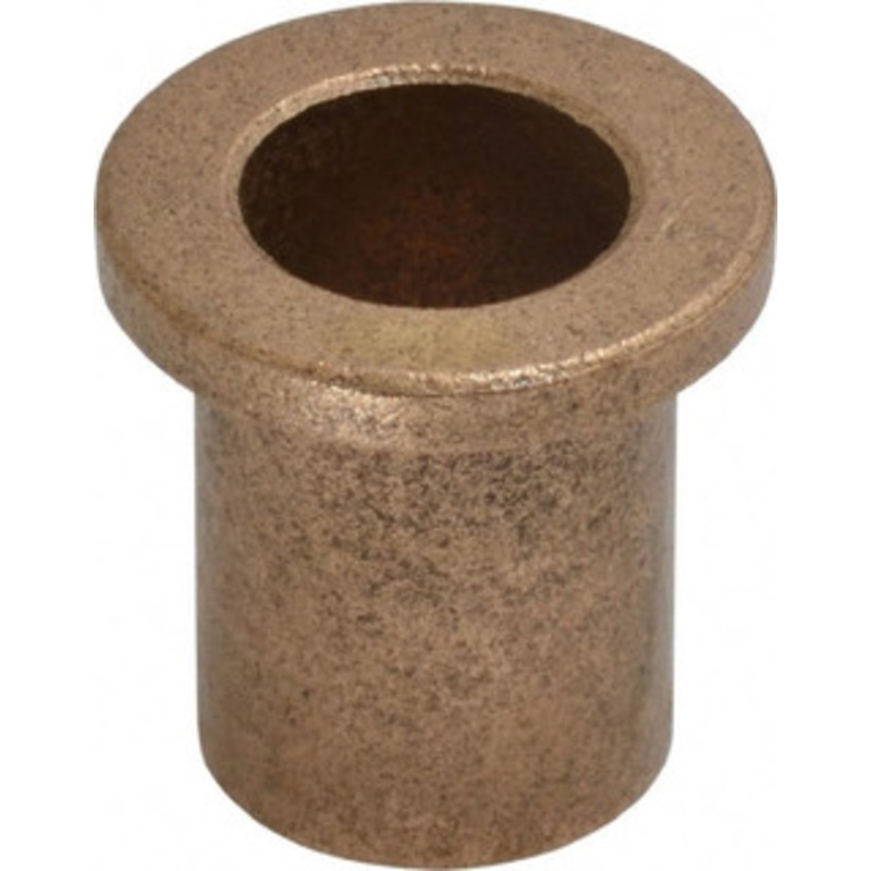 Boston Gear 1/2 Inside x 5/8 Outside Diam, Oil Impregnated Bronze Sleeve Bearing 7/8 Flange Outside Diam, 1/8 Flange Thickness, 7/8 OAL 69201 - 06454730