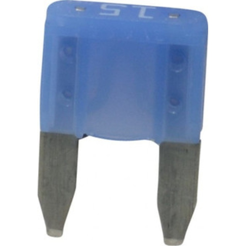 Bussmann 15 Amp, 32 VDC, Bussmann ATM-15, Fast Acting Automotive Fuse 0.43 Long, Blue, Littlefuse MIN015, Ferraz Shawmut AF2-15 ATM-15 - 71917546