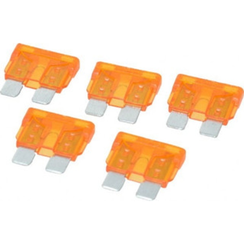 Ferraz Shawmut 5 Amp, 32 VAC/VDC, Bussmann ATC-5, Fast Acting Automotive Fuse 3/4 Long, Tan, Littlefuse 257005 AF-5-MSC - 02672707
